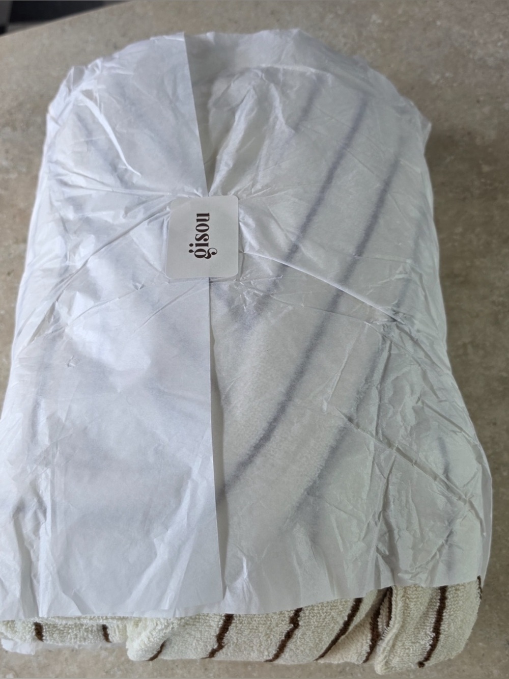 Gisou Striped Bath Robe - Picture 6 of 6